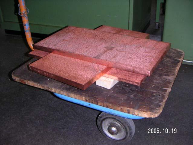 thick OFE copper plates 8 mm thick 1.