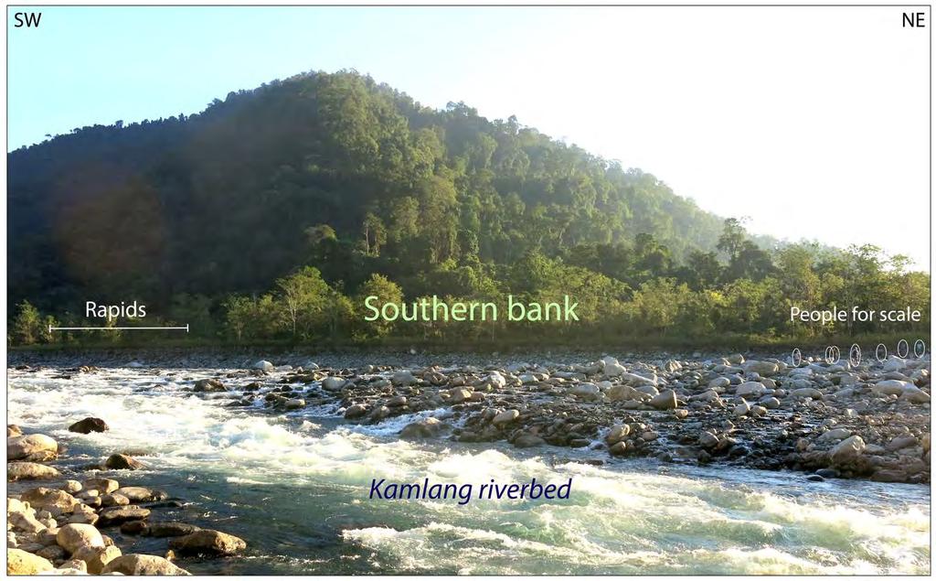 Rapids in the present day Kamlang river bed Similar to