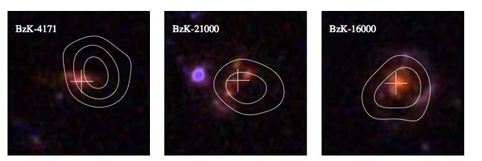 III. CO observations of sbzk with EVLA/Bure: Massive gas reservoirs without extreme starbursts (Daddi, Aravena, Dannerbauer) CO 1-0 EVLA z ~ 1.
