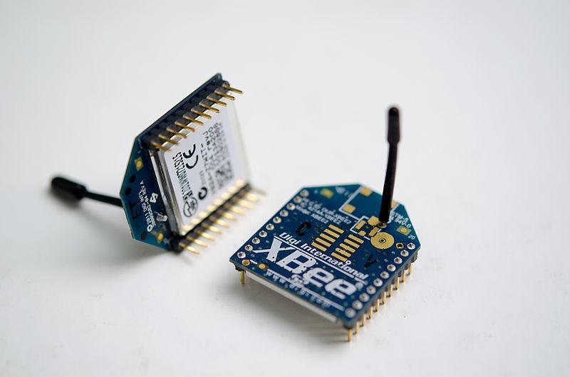XBee wireless transmitter XBeePro S1 Second XBee module used with USB