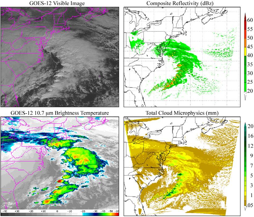 ATREC Extratropical Cyclone Case WRF simulation contains a realistic representation of
