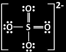 Although it does follow the octet rule, the most stable Lewis structure of the sulfate ion actually has 12 electrons in the valence shell of sulfur, as shown below: The reason why the second Lewis