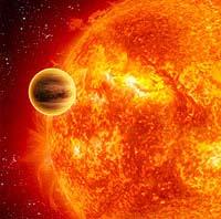 planet forming regions show up very well in IR Spitzer can also see thermal emissions from some distant gas giants Some atmospheric measurements have also been done Water Vapor on an Exoplanet In