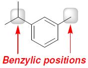 BENZYLIC positions have similar