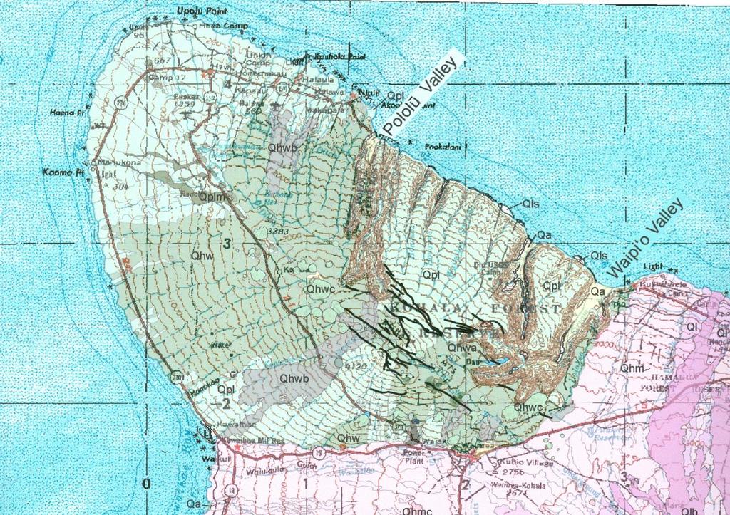 Geologic map of Kohala volcano Sherrod, D.R., Sinton, J.M.
