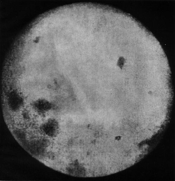 On October 7, 1959, the Russian Luna 3 probe photographed this side for the first time.