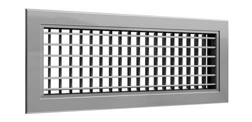 Min. - max. dimensions H L 0 00 75 00 Standard grilles are available with mm pitch within the above min. and max. sizes. Customized sizes available on request.