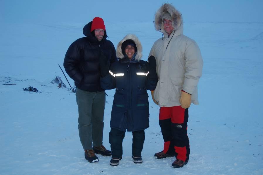 I took a trip to Eureka in March 2006 and the temperatures were -40 C (+/- 3