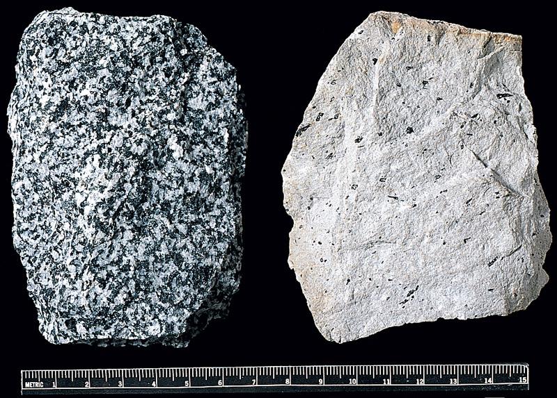 Diorite Andesite Gabbro Basalt Figure 4.7 B Figure 4.