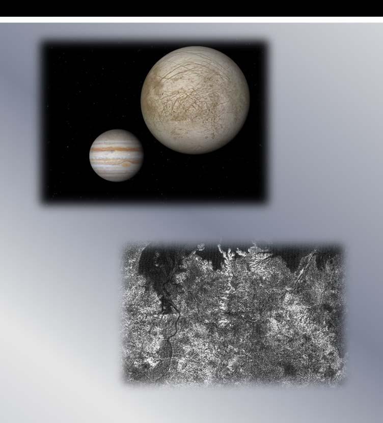 The Outer Planets Jupiter and the Galilean moons The most interesting moons of Jupiter are Callisto, Ganymede, and Europa, these all have ice covered surfaces discovered by the Galileo mission Europa
