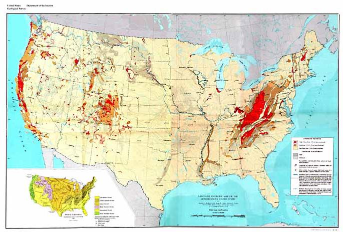 3. What state has the greatest proportion of lands with a high incident of landsliding? Velocity of Famous Mass Movement Part IV. On May 31, 1979, a magnitude 7.