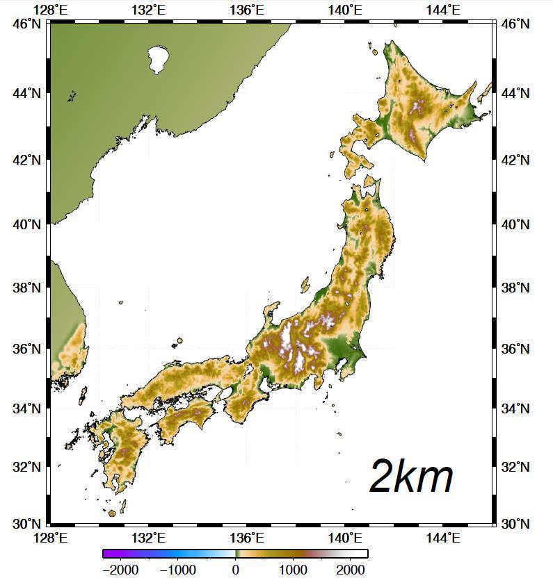 - The high resolution climate simulations are required to simulate the mesoscale heavy