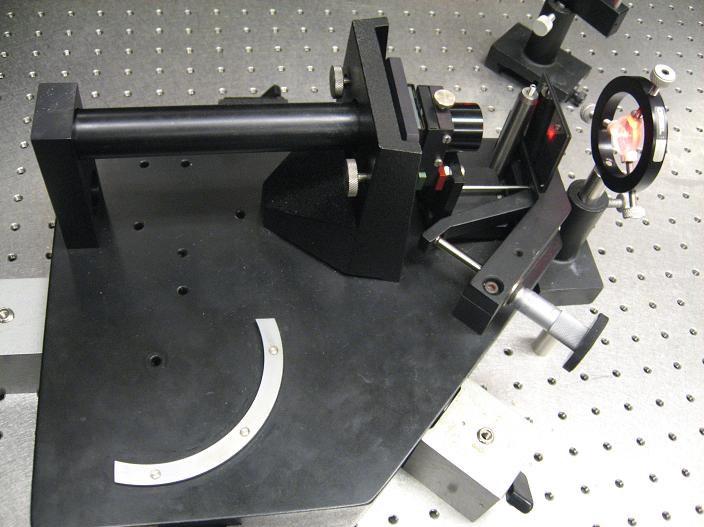 Experimental Setup Telescope Movable mirror Collector