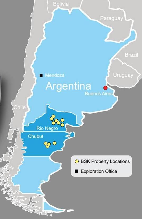 uranium deposits. The projects are located in close proximity to and within similar geologic environments to CNEA s advanced Cerro Solo uranium deposit.