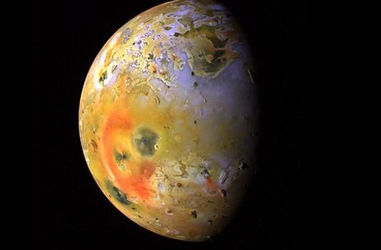 This global view of Jupiter s moon, Io, was obtained during the tenth orbit of Jupiter by NASA s Galileo spacecraft.