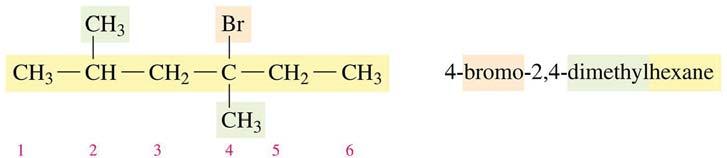 Formula, branched chain, C H 3, C H single-bonded to C H 3 above, C H 2, single bond. name, isobutyl. Formula, C H 3, C H with single bond above, C H 2, C H 3.