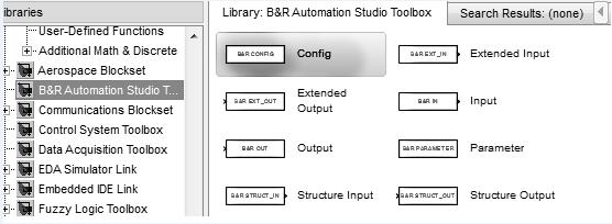 Figure 18. B&R Toolbox module. These untion bloks insted o the originl modules will be dded to the motor ontrol system simultion model. Step signl hnges or input module.