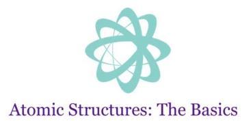 Objectives: Atomic Structure: The Basics 1. To be able to sketch an atom and indicate the location of the nucleus, the shells, and the electronic orbitals 2.