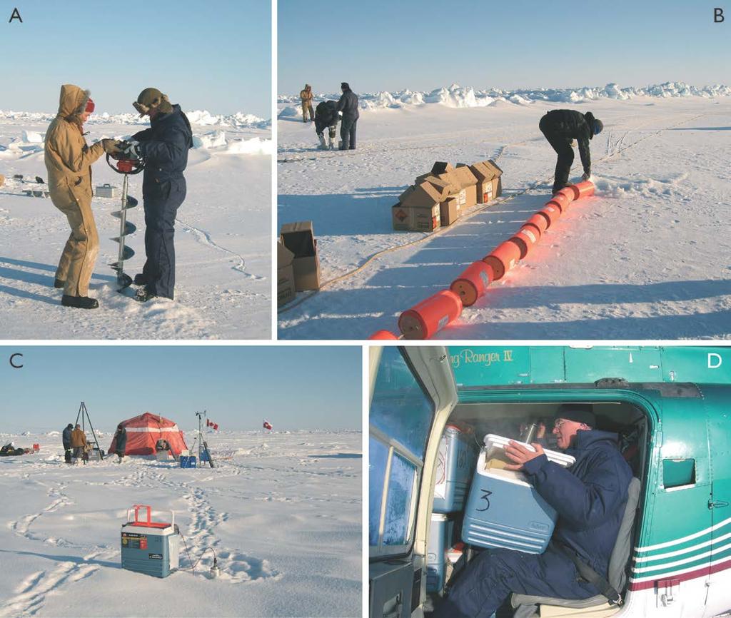 Lorita expedition 2006 Acquisition of seismic refraction data on the sea ice: Study of the crustal structure from