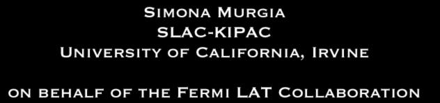 California, Irvine on behalf of the Fermi LAT