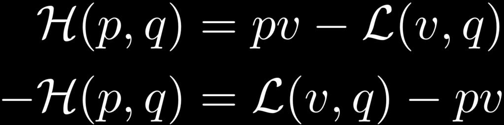 Lagrangian The Lagrangian is: This