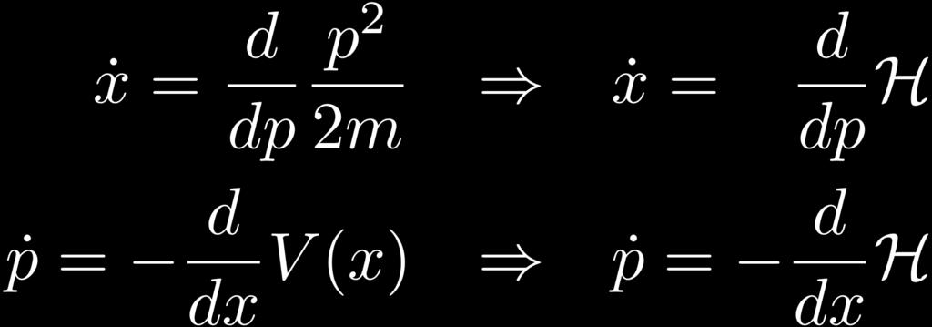 u Momentum: p Equations
