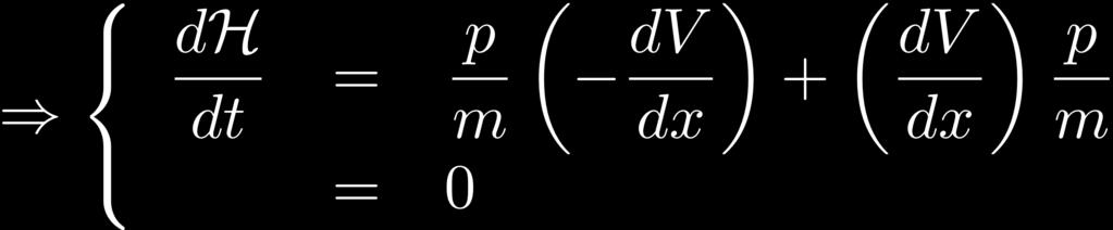 dynamics x and p are on equivalent footing Hamiltonian