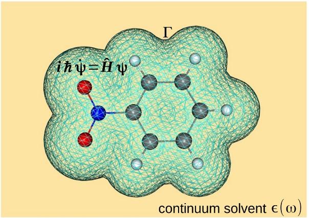 The basics of PCM model J. Tomasi et al. Chem. Rev. 105, 2999 (2005) The solvent is a continuous dielectric medium polarized by the solute molecule.