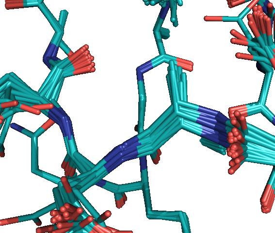 Inhibitor binding to HIV