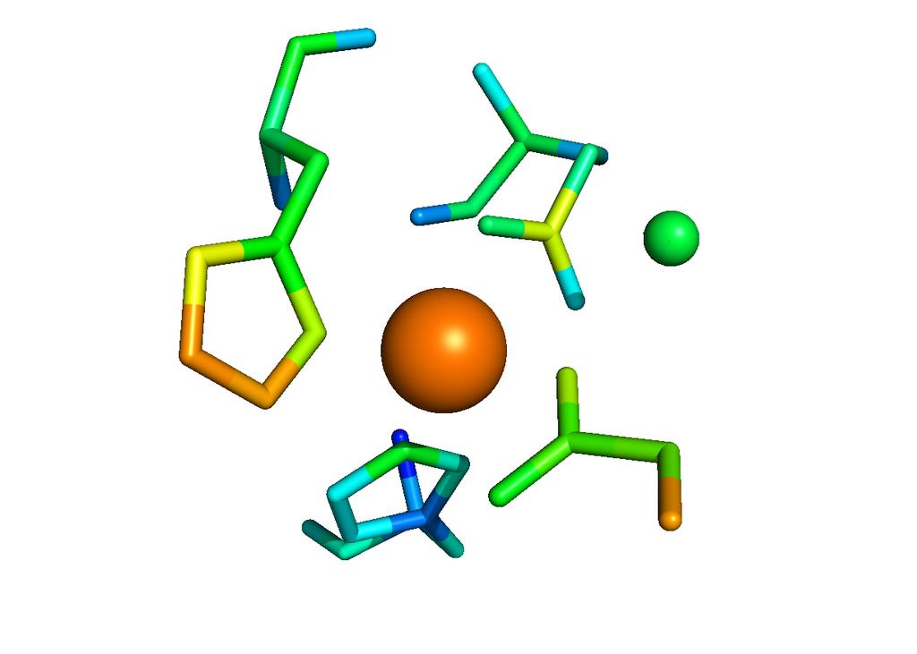 Par=al ligand/ion binding B- factor of Cd 2+ - ion