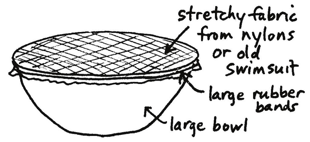 Our stretched fabric model of gravity is not perfect for two main reasons. First, it is not three-dimensional. Second, there will be a high amount of friction as we roll balls across the fabric.