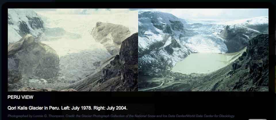 Mountain Glaciers Part of a special section of the NASA s Global Climate Change