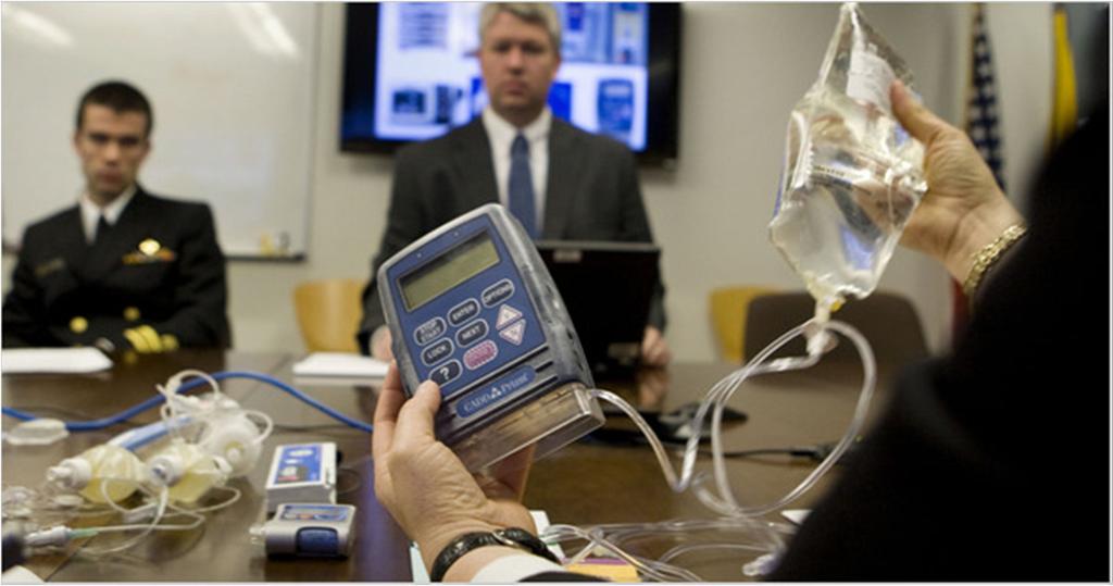 Infusion pumps F.D.A. Steps Up Oversight of Infusion Pumps Published: April 23, 2010 Pump producers now typically conduct simulated testing of its devices by users. Source: http://www.nytimes.