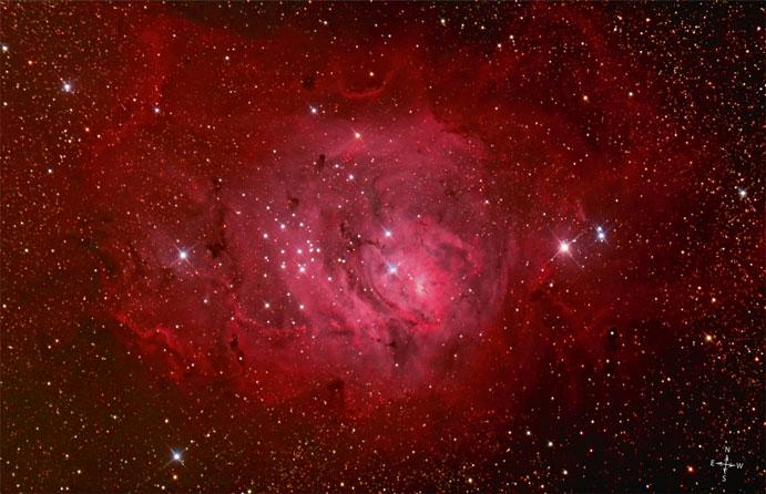 18 2 The Messier Objects M8 (NGC 6523) Emission 18 h 03.7 m, Sagittarius July 16 nebula 24 23 4,000 light years 45 30 5.