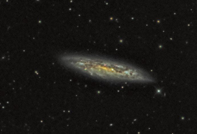 The Messier Objects 139 M108 (NGC 3556) 11 h 11.5 m, Ursa Major Spiral galaxy April 3 +55 40 40 million 8.6 2.4 9.