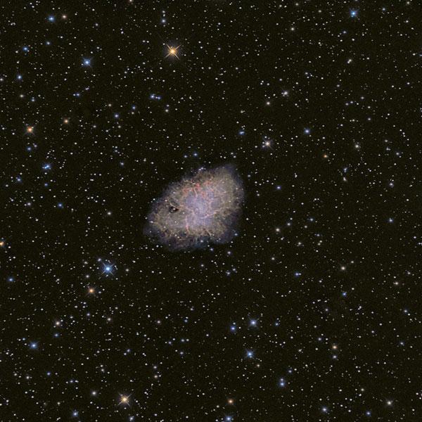 8 2 The Messier Objects Fig. 2.1 Photo of M1; 9 15 min luminance, red, green, blue exposures with QSI540wsg camera,