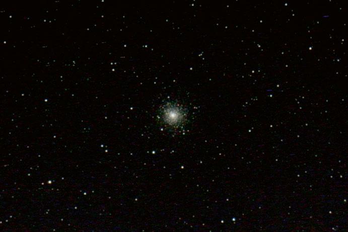 The Messier Objects 97 Fig. 2.75 Photo of M75; 22 30 s exposures with Canon Rebel XT 350D camera, ISO 1600, 200 mm f/6 telescope. North is up and east is to the left.