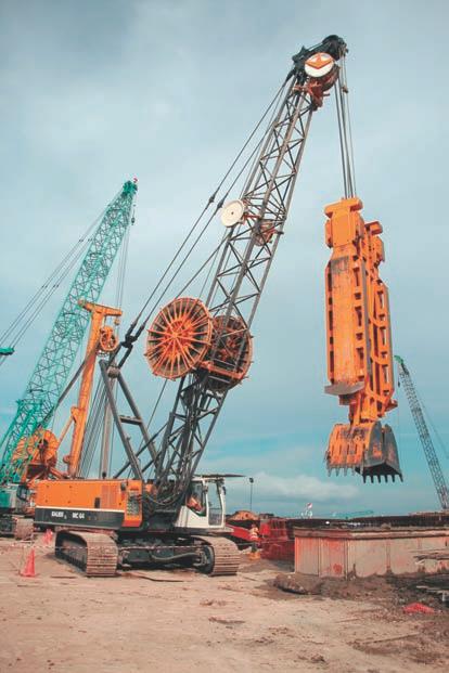 Rotary drilling rigs Bauer BG system and hydraulic grabs Bauer DHG They are excellent tools for the exploration industry.