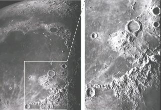 - Loads of craters (due mostly to meteorite impacts).