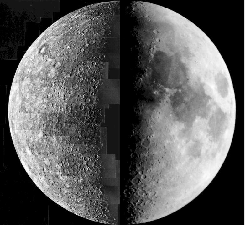 craters of Mercury and the Moon Tidal locking and Mercury s eccentric orbit Moment of inertia and differentiation