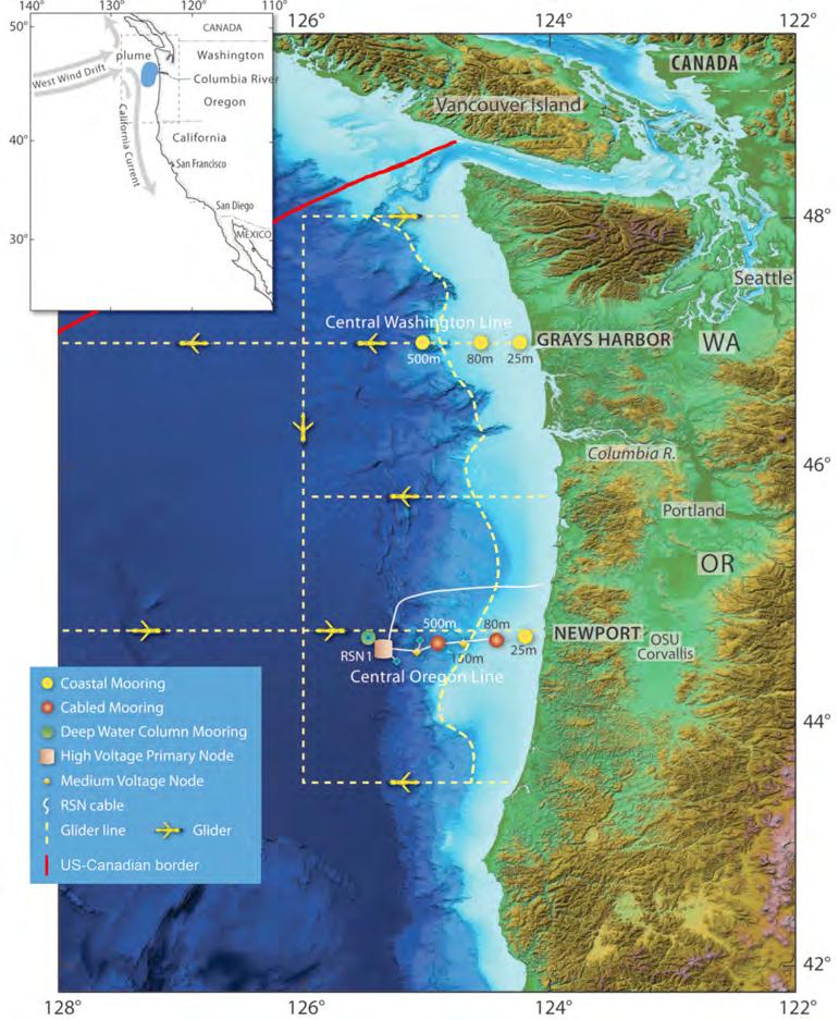 Scope: The Endurance Array The Endurance Array will provide a new view into oceanographic phenomena that are key to Pacific Northwest coastal zones and the world.
