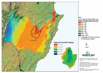 GIS Climate Model Improves Water Management continued from cover The scientist ran the SimCLIM climate change model to predict climate and generate maps.
