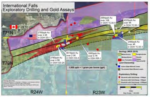 Gold Mineralization Potential in a Wabigoon Subprovince