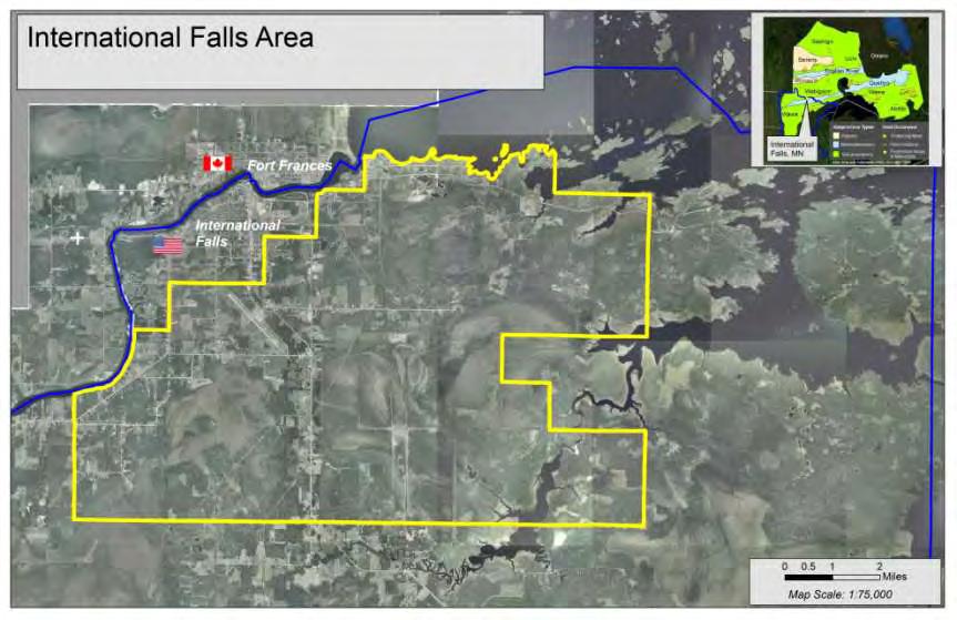 International Falls Area State Metallic Mineral Lease Sale Area Under Consideration for the 2011