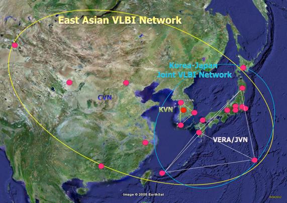 VLBI Networks EAVN: East