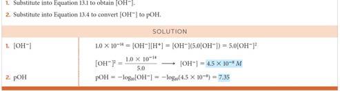 reactions depends on ph control Example 13.