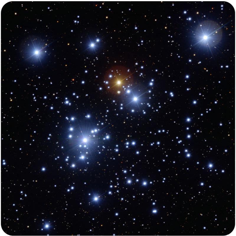www.ck12.org FIGURE 1.1 These hot blue stars are in an open cluster known as the Jewel Box. The red star is a young red supergiant. FIGURE 1.2 The globular cluster, M13, contains red and blue giant stars.