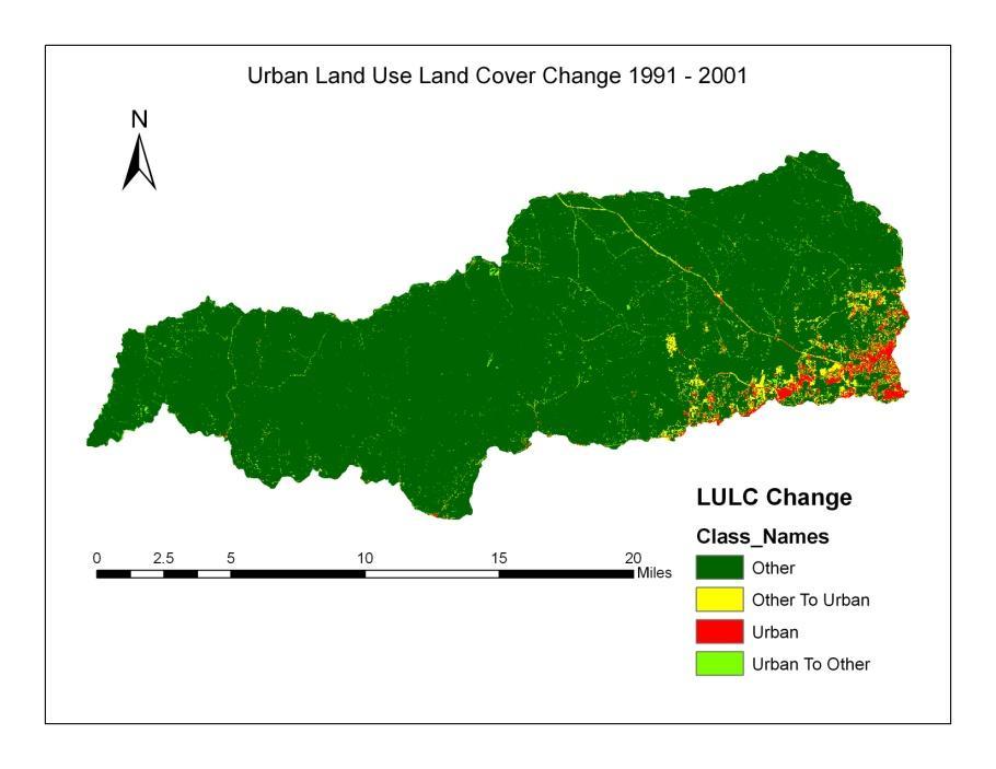 existing urban land use areas.
