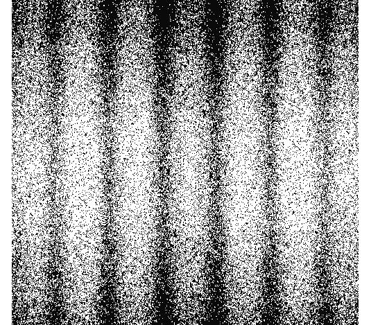 80 Figure 3.20: The Young s fringes for speckle size = 9.2µm obtained for a displacement of 100µm, z = 16.7cm, D = 1.4cm and surface roughness 9.