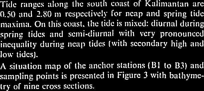 residual circulation and to vcry slight vcrtical iiiixiiigs during neap tide Hydrology Java Sca ;in important accretion shoal which requires frequent drcdging to maintain a correct navigation cli:!